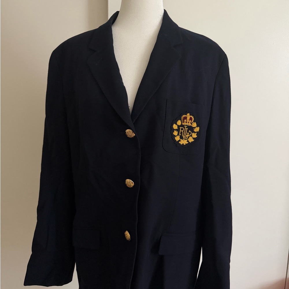 Ralph Lauren Men’s Navy Blazer with Gold Buttons